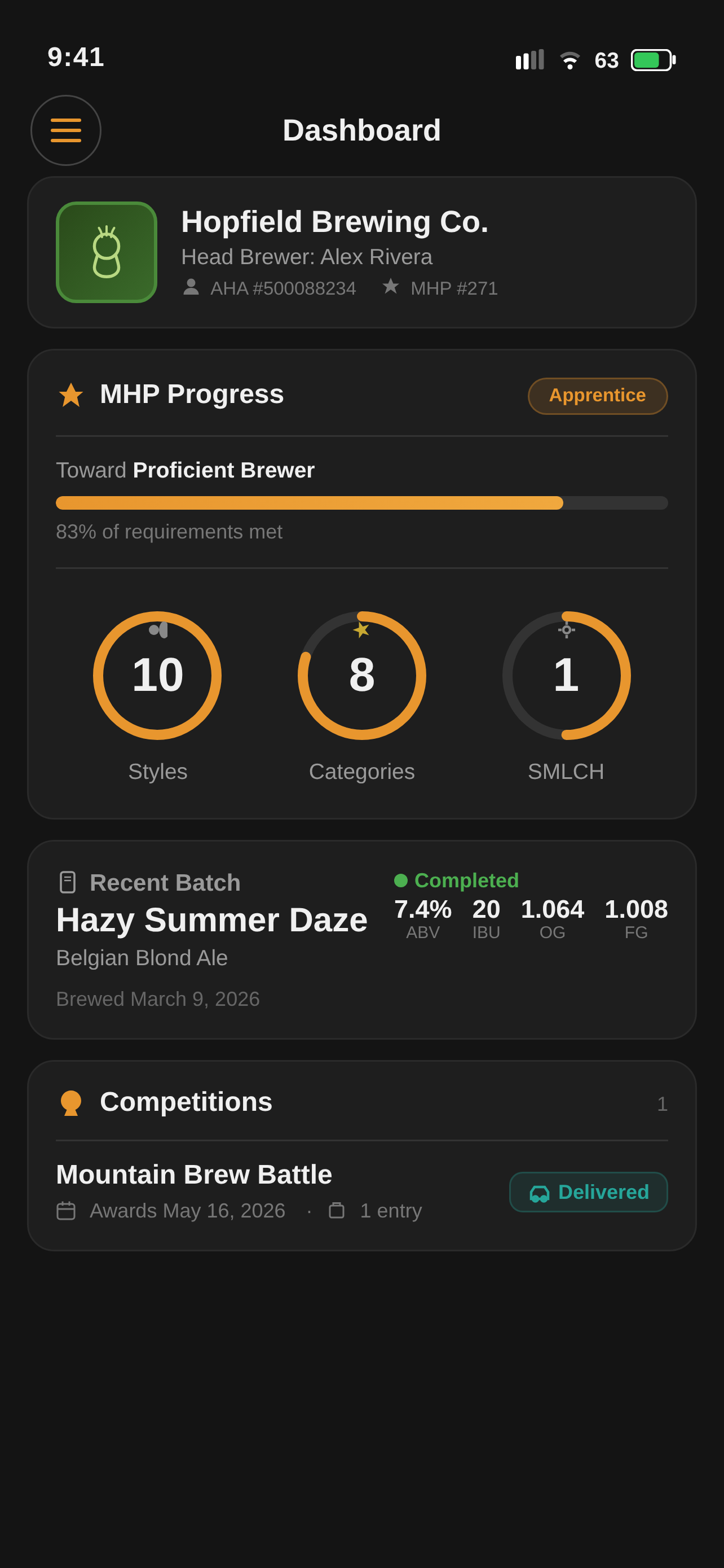 Grist iPhone Dashboard
